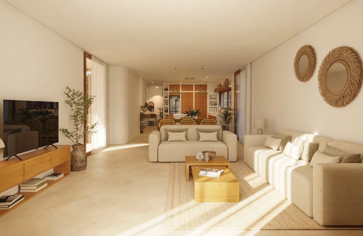 Encantadora villa ibicenca con amplias terrazas y piscina cerca de la playa - 3