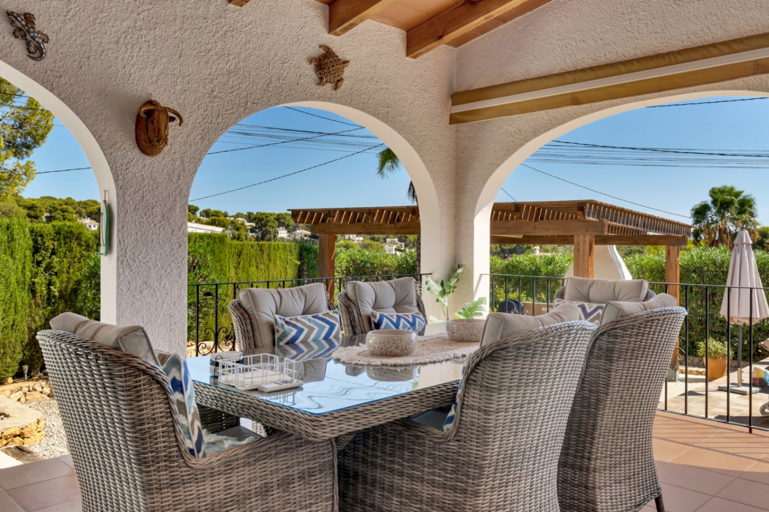 Villa en venta en Benissa sobre parcela plana a pocos metros de la playa La Fustera - 4