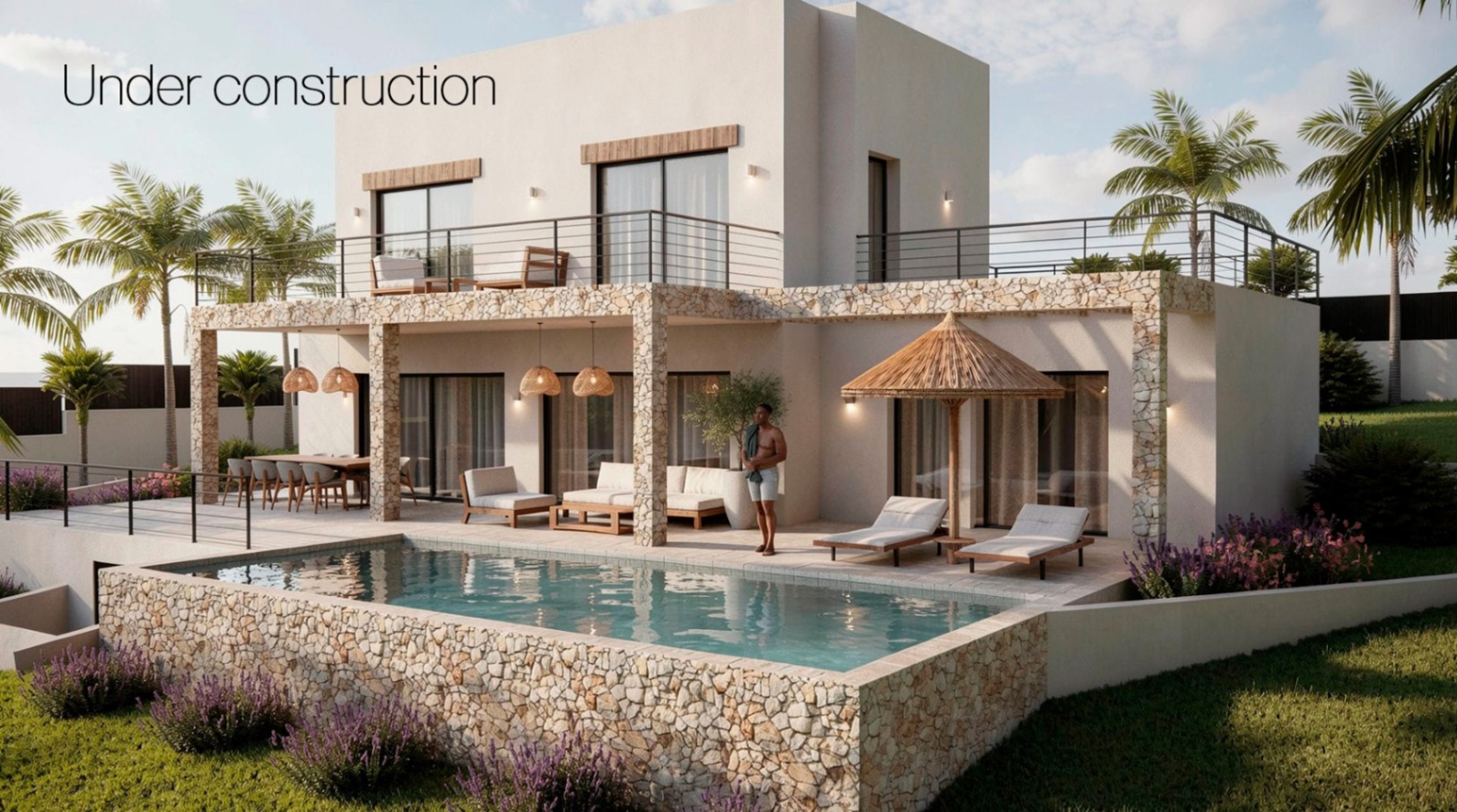 Villa de obra nueva en construcción a la venta en Javea - 4