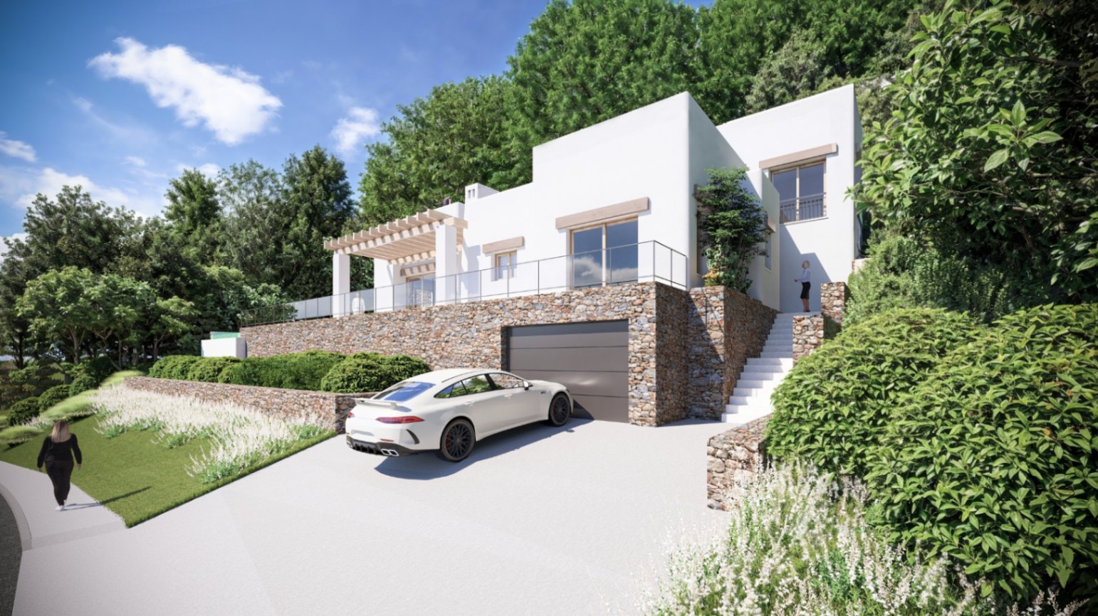 Elegante villa ibicenca con piscina y amplio jardín privado - 2