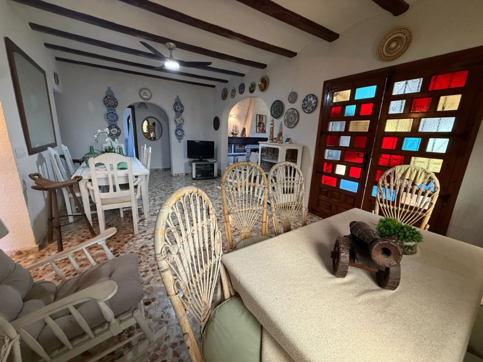 2-4B8K79 - Traditional villa for sale in Javea just a few meters from Arenal beach.