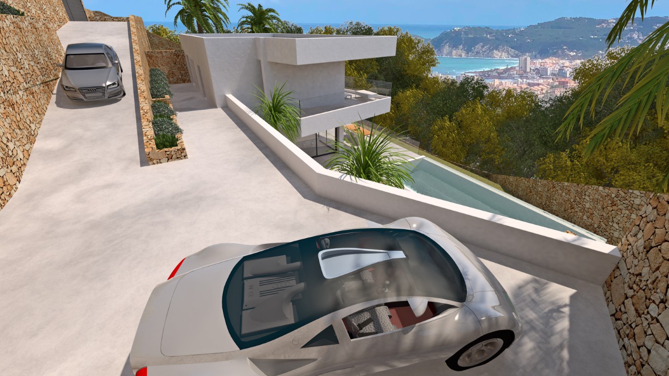Villa de nueva construcción con vistas al mar en venta en Javea