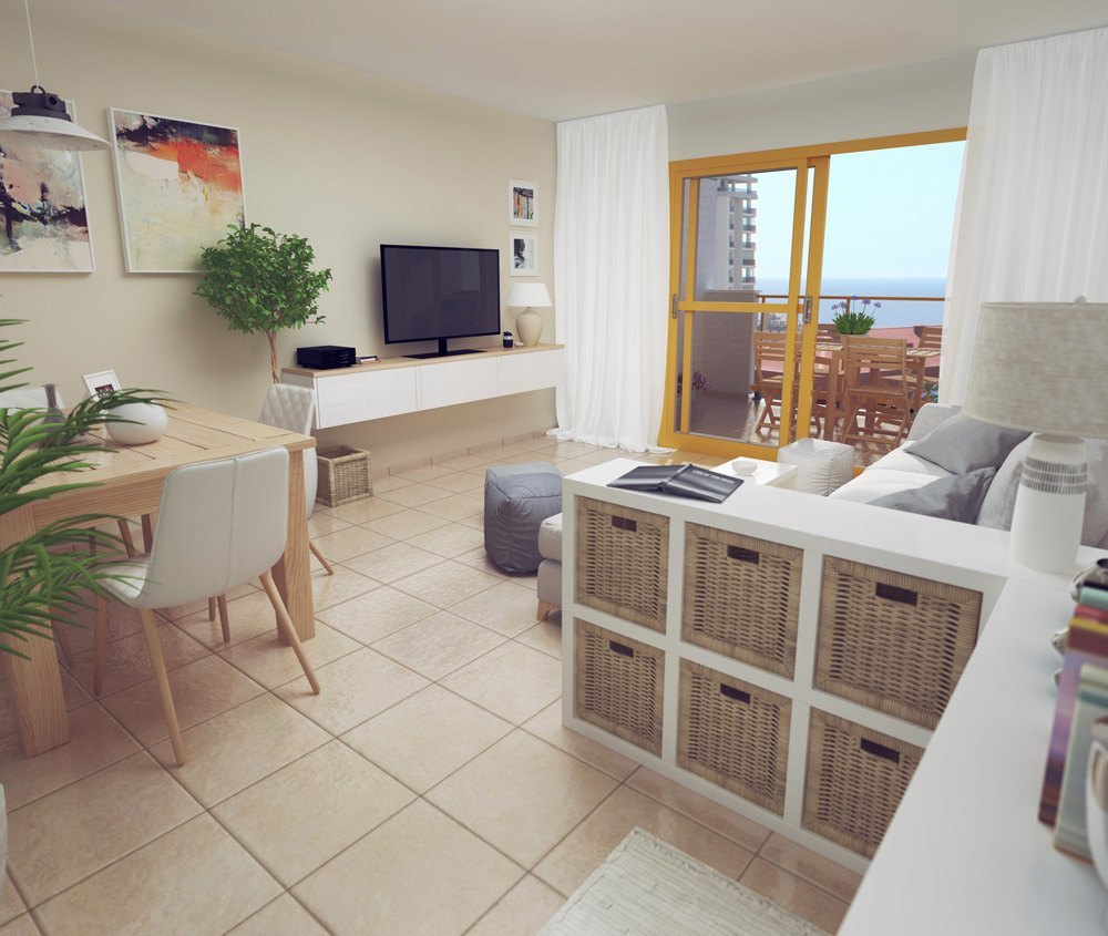Appartement te koop in Calpe met uitzicht op zee in La Fossa Beach