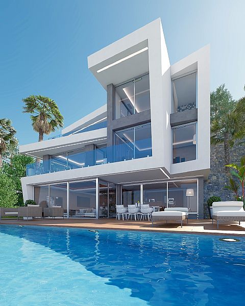 Luxury villa with sea views in Granadella in Javea