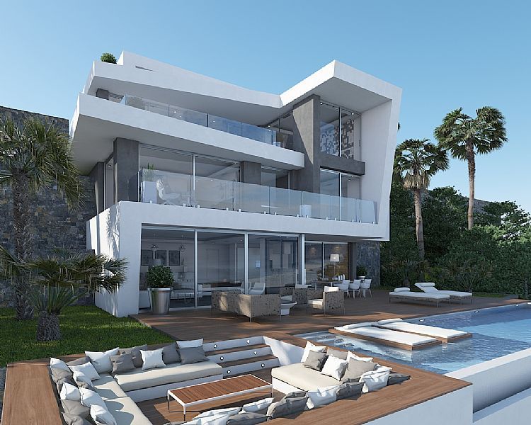 Villa de luxe avec vue sur la mer à Granadella à Javea
