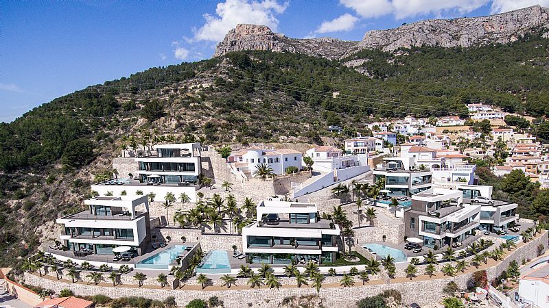 Villa de lujo de obra nueva en Calpe con vistas al mar
