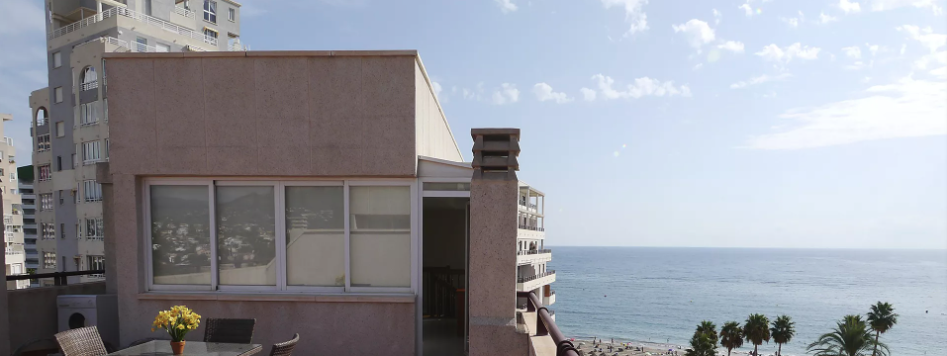 Duplex penthouse te koop in Calpe met uitzicht op zee in Calpe