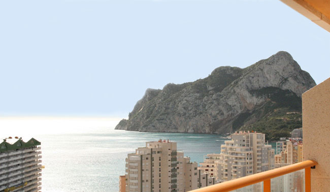 Atico duplex en venta en Calpe con vistas al mar